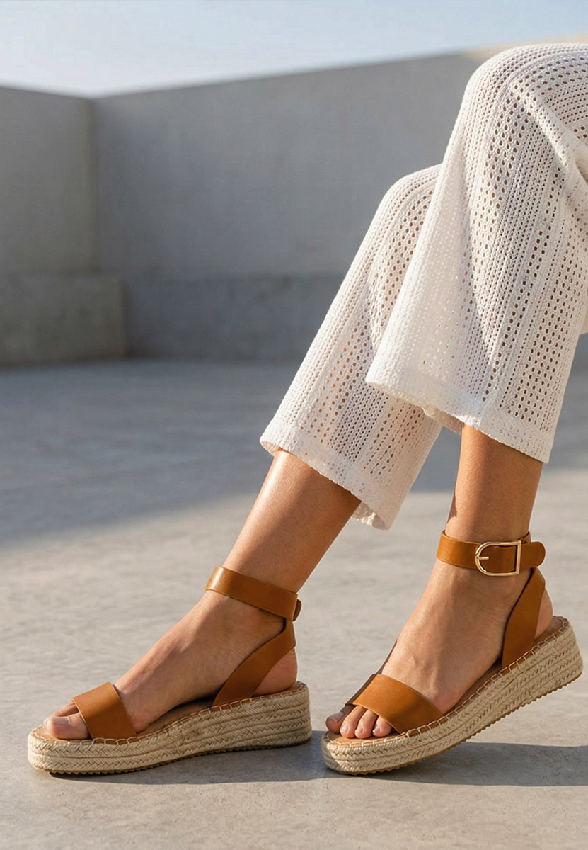 E-shop Camelové espadrilky sandale Veldia
