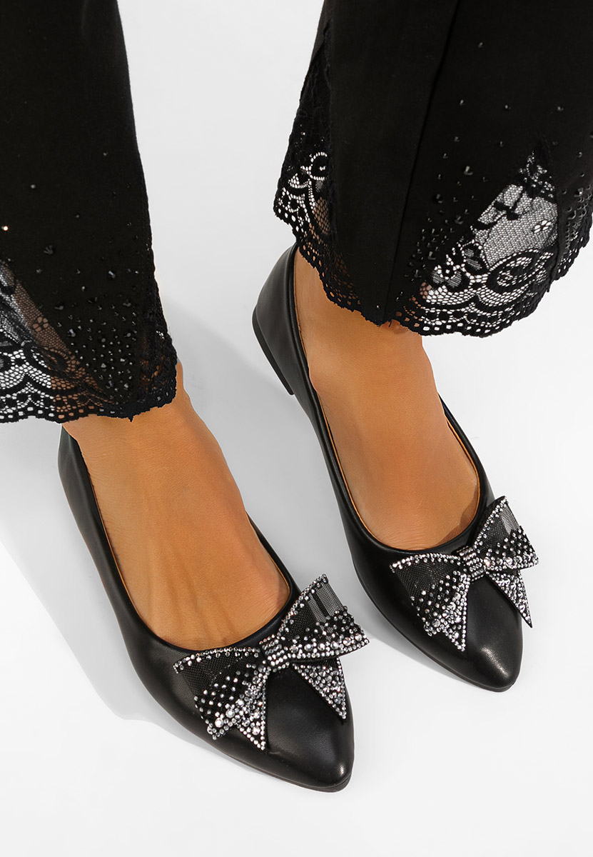 Čierne balerínky Marva