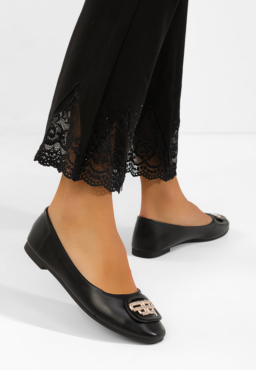 Čierne balerínky Bedya