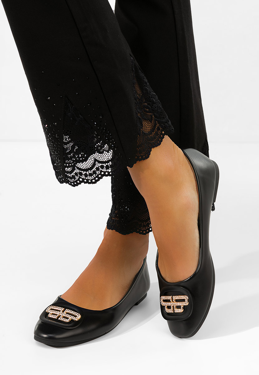 Čierne balerínky Bedya