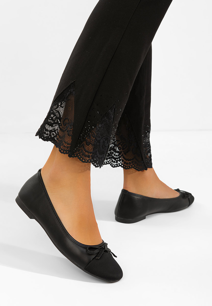 Čierne balerínky Letiza