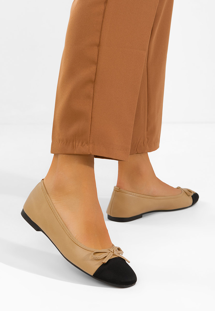 Khaki balerínky Letiza