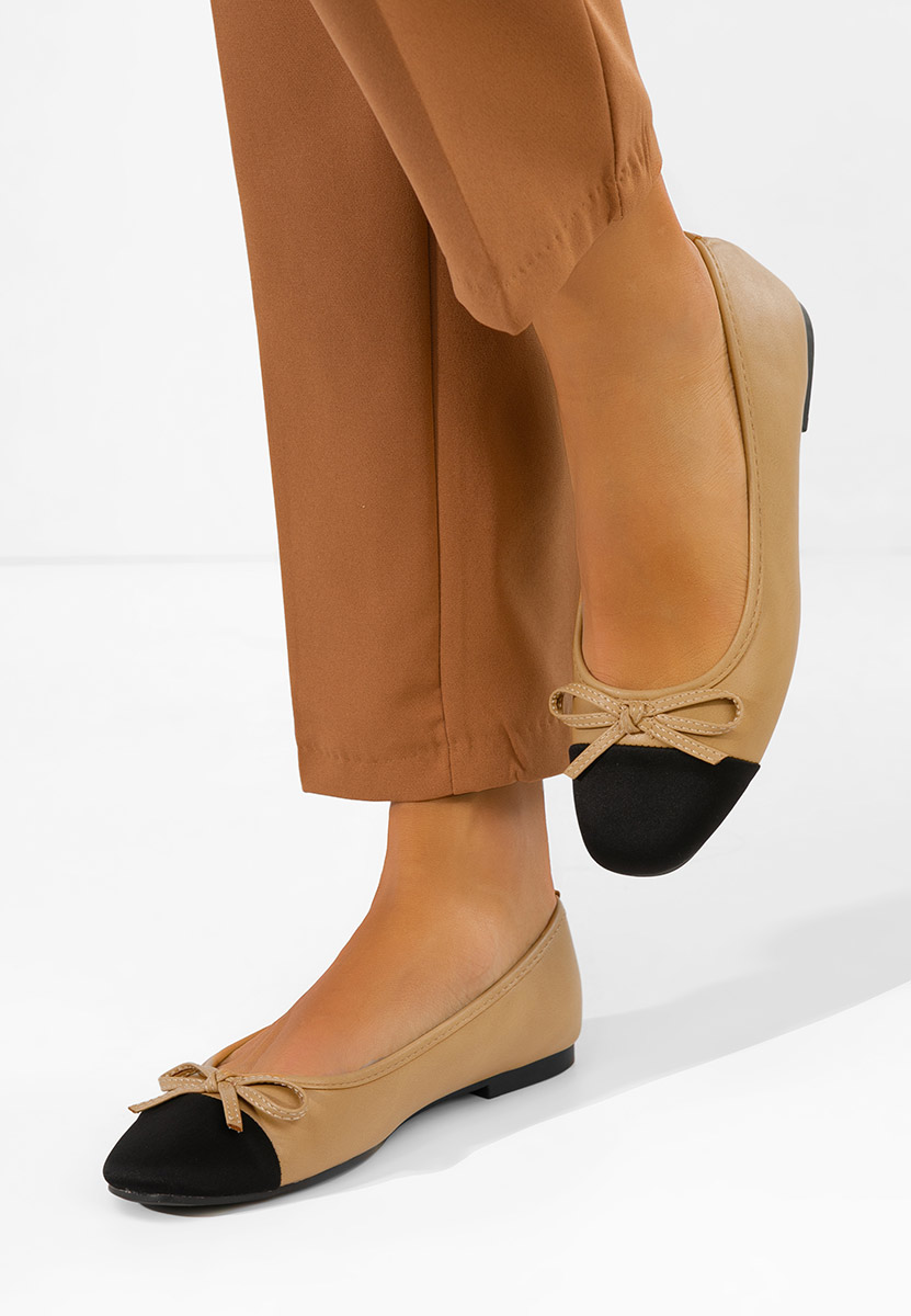 Khaki balerínky Letiza