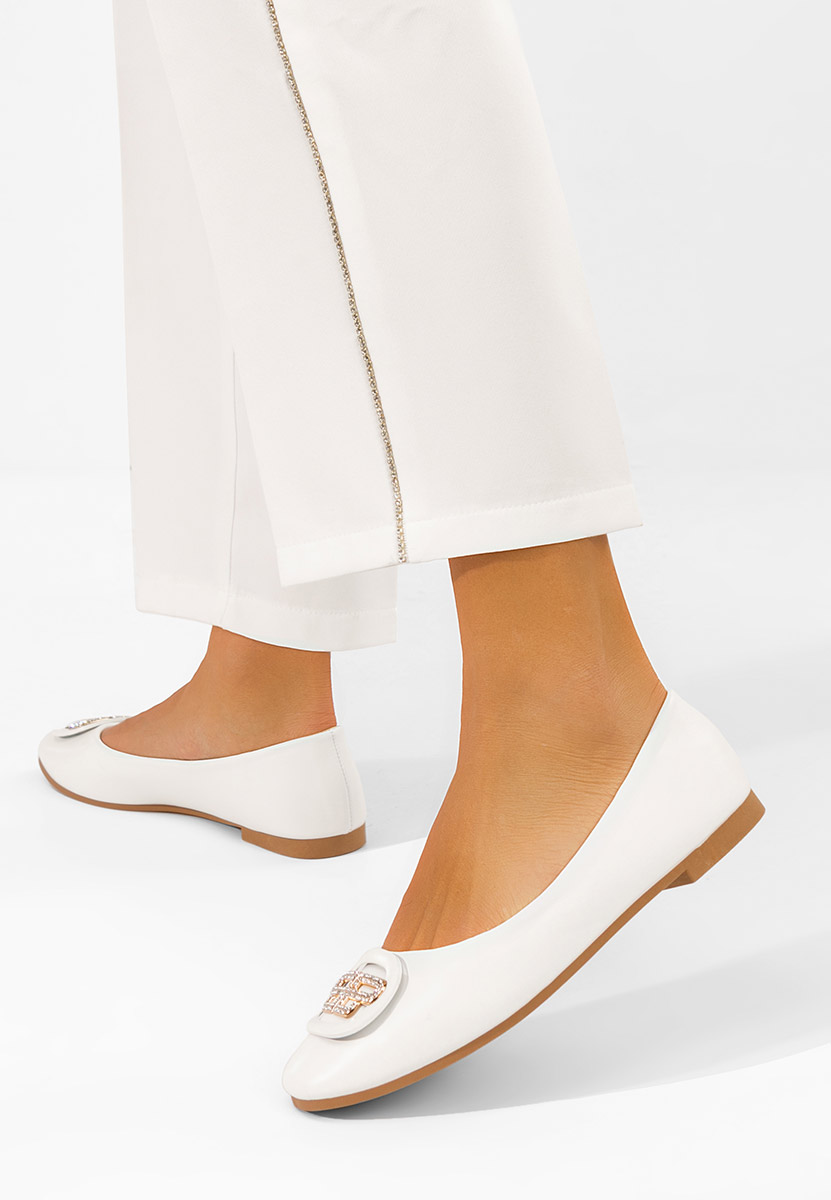 Biele balerínky Bedya