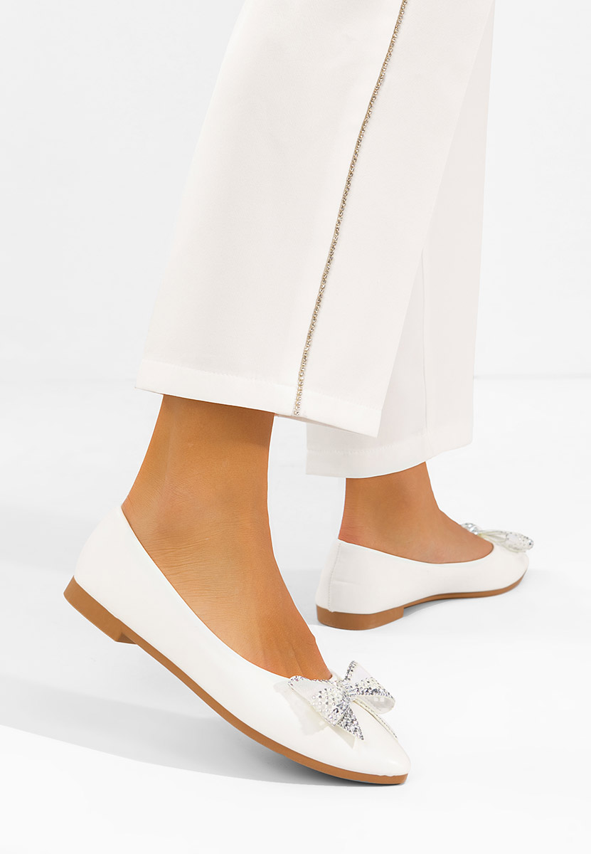 Biele balerínky Marva