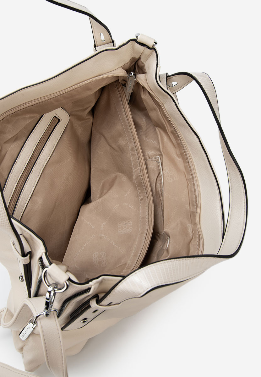 Béžové kabelka do ruky Silvia Rosa 8256