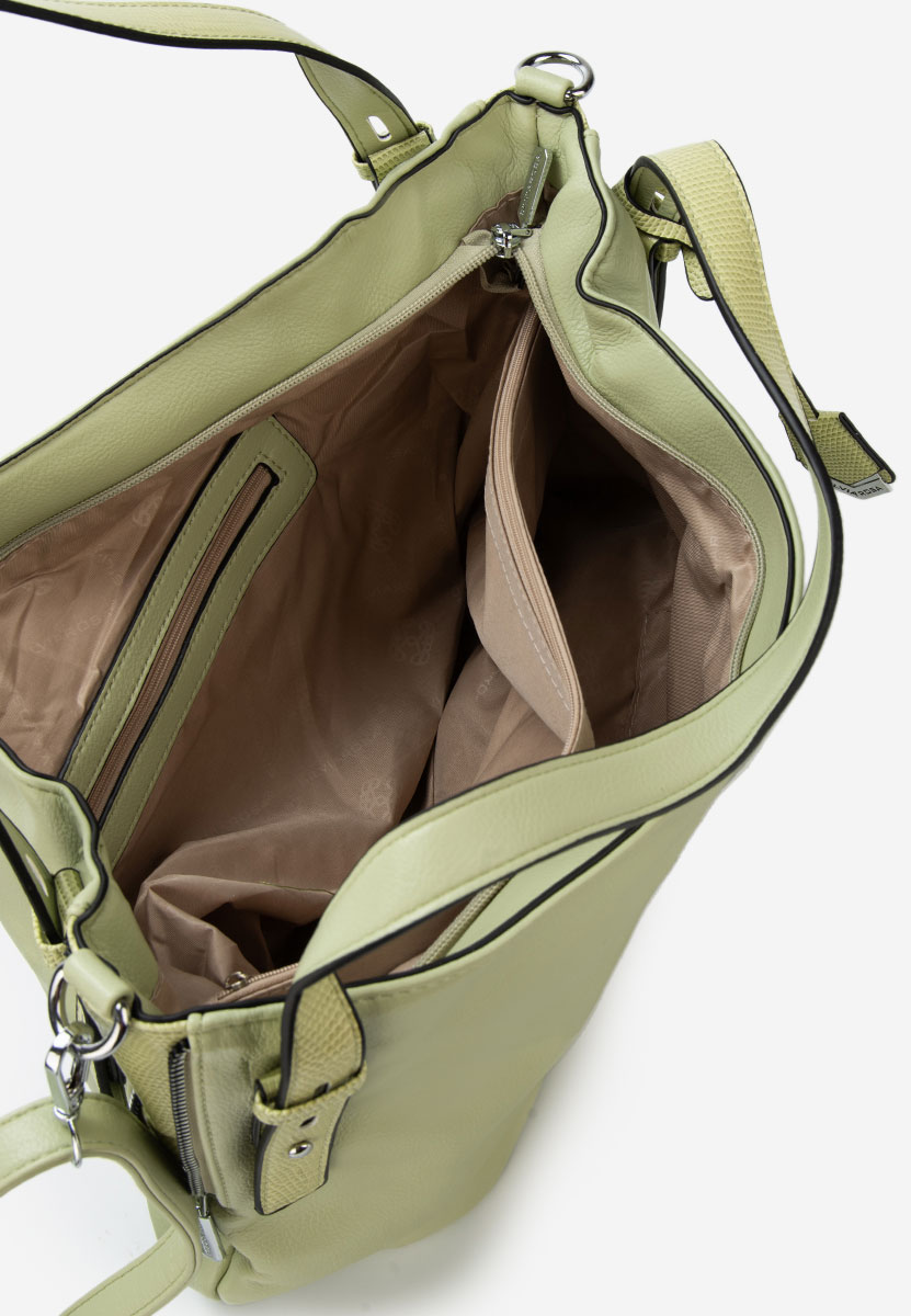 Zelené kabelka do ruky Silvia Rosa 8256