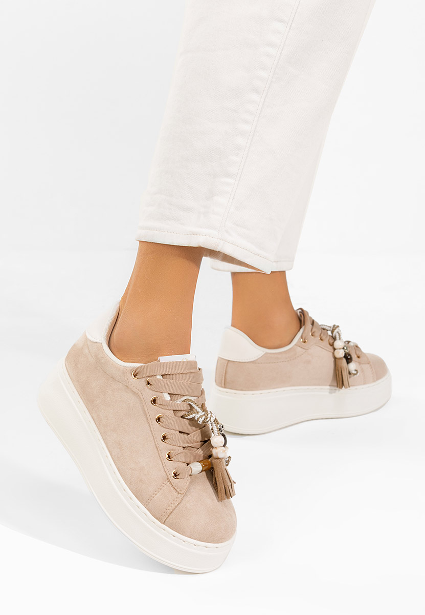 E-shop Khaki tenisky na platforme Zoira