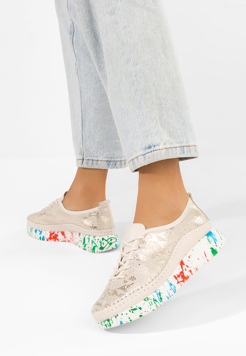 Zlaté dámske tenisky Marinia