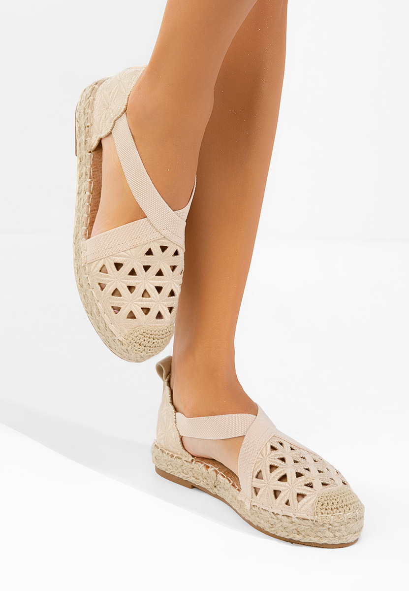 E-shop Béžové dámske espadrilky Feliania