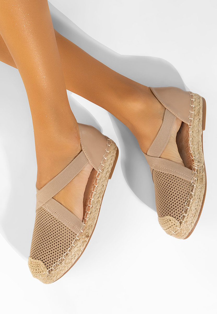E-shop Khaki dámske espadrilky Fensy