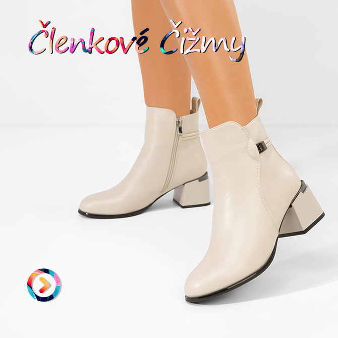 Dámske členkové čižmy